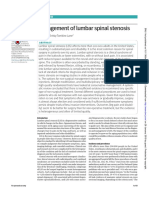 Management of Lumbar Spinal Stenosis 2016