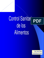 6 Control Sanitario de Los Alimentos