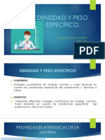 Densidad y Peso Específico