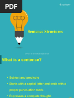 Sentence Structure Lesson