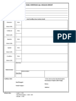 Format Laporan Hasil Verifikasi Konsumen Dan Analisa Kredit Dengan Aspek 5 C