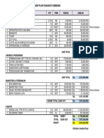 Contoh Cashflow Proyek Perumahan