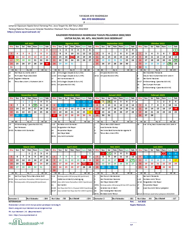 Kaldik Jateng 2022 2023 Pdf