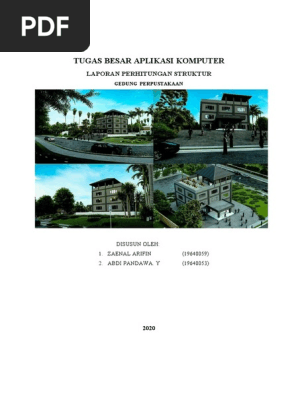 Laporan Perhitungan Perpustakaan | PDF