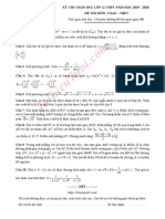 Đề Thi Học Sinh Giỏi Môn Toán Lớp 12 Năm 2019-2020 Có Đáp Án - Sở GD&ĐT Vĩnh Phúc