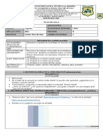 Plan de Aula, Religión 2022