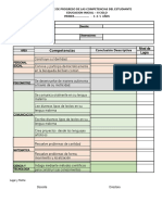 Informe de Progreso Plantilla