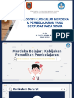 Filosofi Kurikulum Merdeka & Pembelajaran Berpusat Pada Siswa