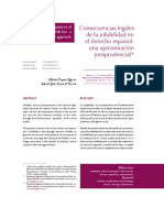 Consecuencias Legales de La Infidelidad en El Derecho Español: Una Aproximación Jurisprudencial