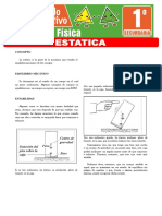 Estatica para Primer Grado de Secundaria