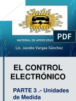 1C. - El Controlelectrónico UnidadesMedida