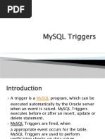 MySQL Triggers