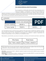 Normas de convivencia inicial