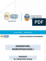 MORFOFISIOLOGIA I (Unidad 1 Clase 3) DO