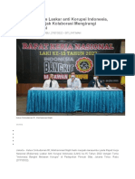 Hadiri Rakernas Laskar Anti Korupsi Indonesia