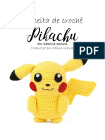 Crochet Pattern Pikachu Português BR