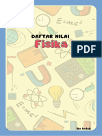 Pastel Illustration Physics Notebook A4 Cover