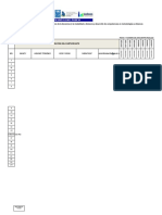 Formulario de Asistencia - XLSX G-18