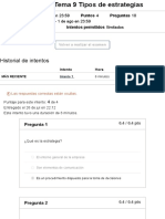 Cuestionario # 7 Tema 9 Tipos de Estrategias - DIRECCION ESTRATEGICA - SED-C - 201137