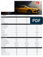 MG GT Ficha Tecnica