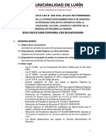 Proceso Cas #009-2022 Apoyo Operativo - Sgecjd