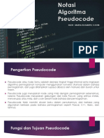Notasi Algoritma Pseudocode