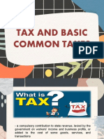 Tax and Basic Common Taxes