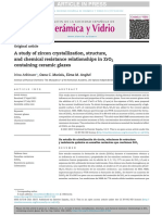 A Study of Zircon Crystallization, Structure, and Chemical Resistance Relationships in Zro Containing Ceramic Glazes