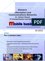 Siemens Information and Communications Networks: Obile Business