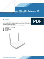 Huawei Optixstar Eg8145X6 Datasheet 02: Huawei Intelligent Gpon and Wi-Fi 6 Routing-Type Ont