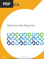 Optimizing Risk Response: © 2021 ISACA. All Rights Reserved