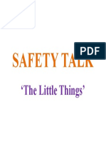 Safety Talk