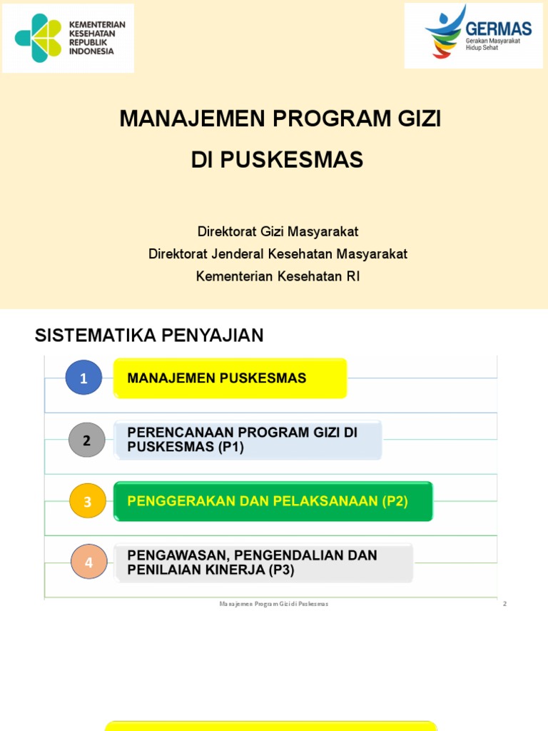 BANTEN Manajemen Program Gizi Di Puskesmas | PDF