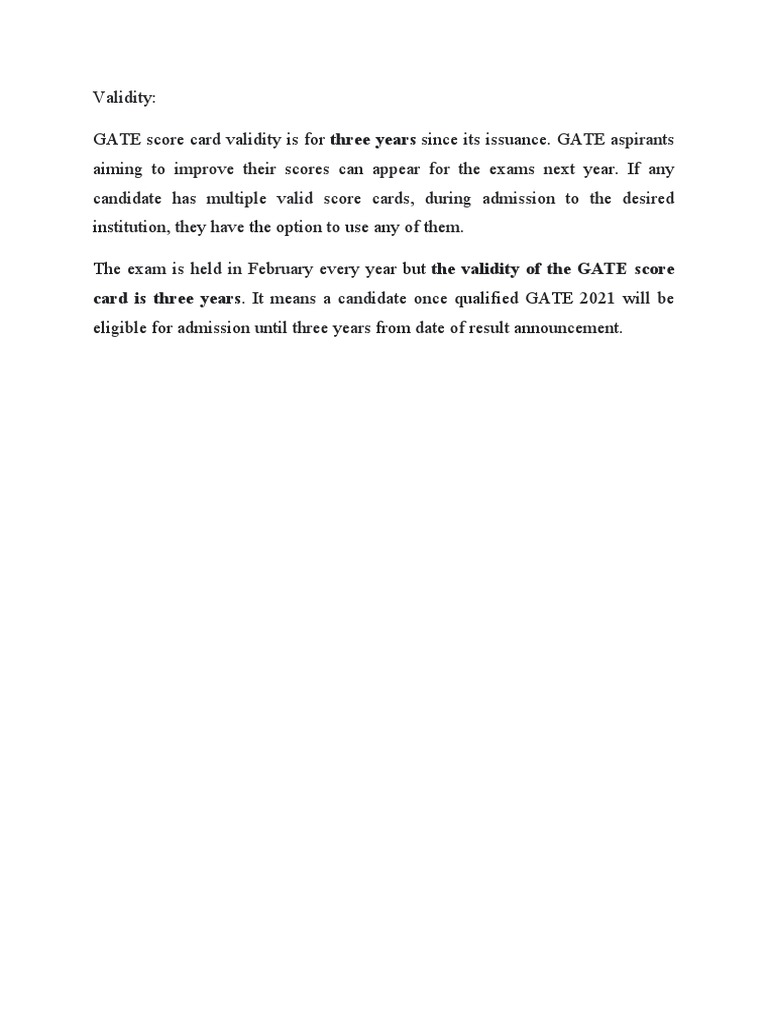 About and Validity | PDF