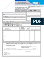 Application For Registration (Federation - National Union) With Checklist