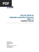 ZTE - CBTS I2 Installation Manual