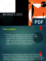 Budget, 2022