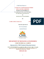 Fabrication of Aluminium/Sic/B4C Hybrid Metal Matrix Composite