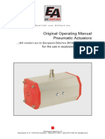 Original Operating Manual Pneumatic Actuators: (ATEX) For The Use in Explosive Atmosphere