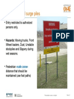 Stockpiles and Surge Piles: Entry Restricted To Authorized Persons Only