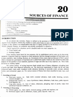 Sources of Finance