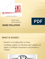 Noise Pollution: Satvik Pande Kartik Kulkarni