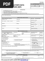 Pag-Ibig Employers Data Form - Fill