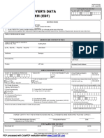 Pag-Ibig Employers Data Form - Fill