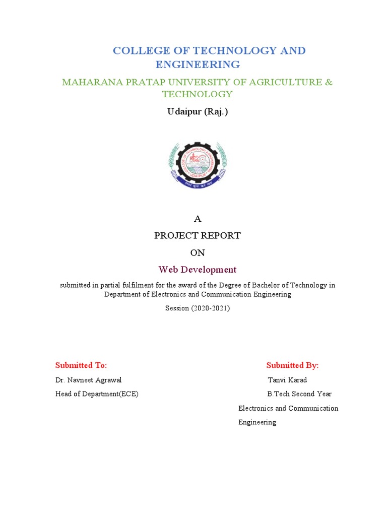 Report of Summer Training | PDF | Html Element | World Wide Web