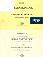 Gitárakkordok a tánczenekarban kezdő (Berki)