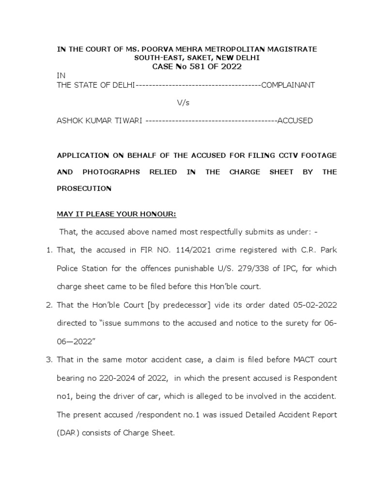 Application US 91 CRPC | PDF | Misconduct | Public Sphere
