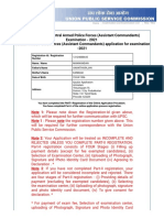 UPSC - Registration Slip