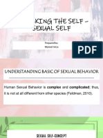 Unpacking The Self - Sexual Self: Prepared By: Marisol Ariza