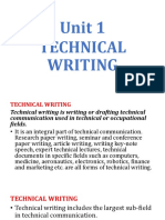 Technical Writing